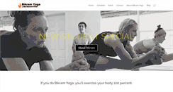 Desktop Screenshot of bikramyogajax.com